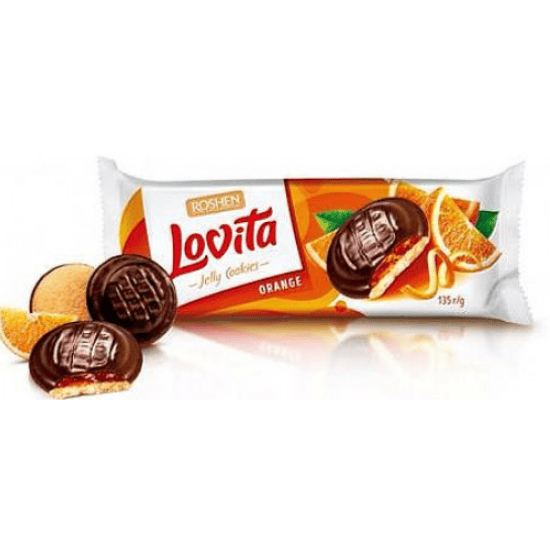 ROSHEN LOVITA JELLY COOCKIES ORANGE 135G